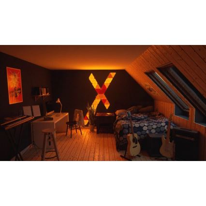 Nanoleaf - SET 9x Panneau dimmable LED RGB RHYTHM LED/2W/230V Wi-Fi
