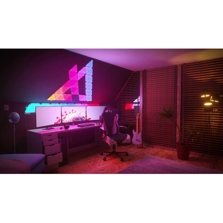 Nanoleaf - SET 9x Panneau dimmable LED RGB RHYTHM LED/2W/230V Wi-Fi
