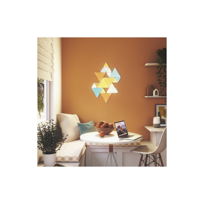 Nanoleaf - SET 9x Panneau dimmable LED RGB RHYTHM LED/2W/230V Wi-Fi
