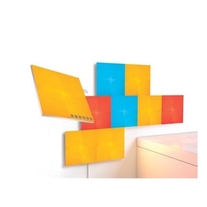 Nanoleaf - LOT 9x Panneau RGB à intensité variable CANVAS LED/1W/230V 1200-6500K Wi-Fi