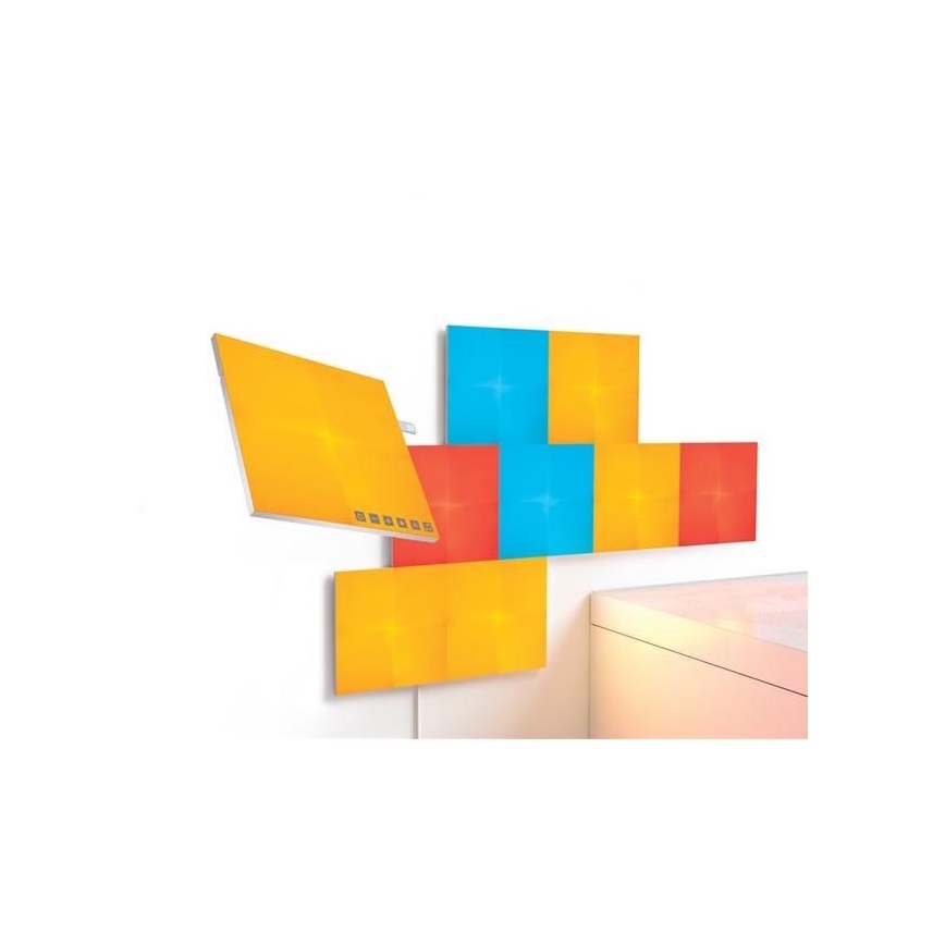Nanoleaf - LOT 9x Panneau RGB à intensité variable CANVAS LED/1W/230V 1200-6500K Wi-Fi