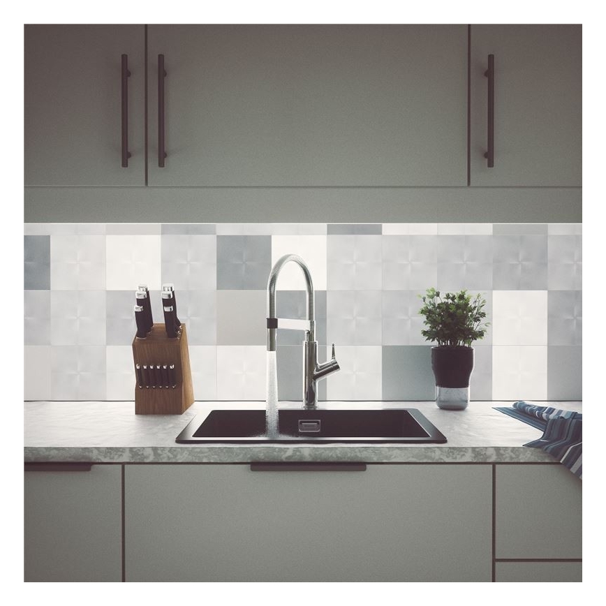 Nanoleaf - LOT 9x Panneau RGB à intensité variable CANVAS LED/1W/230V 1200-6500K Wi-Fi