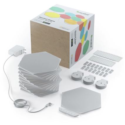 Nanoleaf - LOT 15x Panneau RGB à intensité variable LED/2W/230V 1200-6500K Wi-Fi