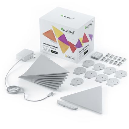 Nanoleaf - PACK 9x Panneau à intensité variable LED RGB TRIANGLES LED/1,5W/230V Wi-Fi