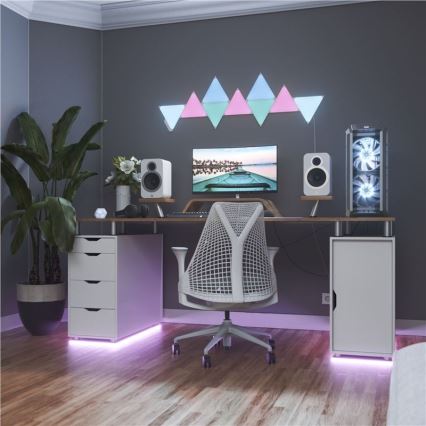 Nanoleaf - PACK 9x Panneau à intensité variable LED RGB TRIANGLES LED/1,5W/230V Wi-Fi