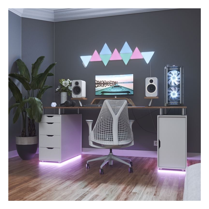 Nanoleaf - PACK 9x Panneau à intensité variable LED RGB TRIANGLES LED/1,5W/230V Wi-Fi