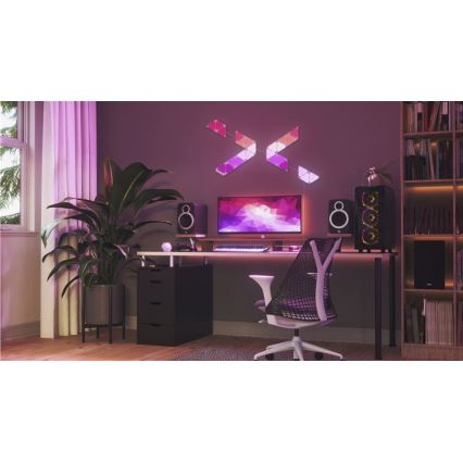 Nanoleaf - PACK 10x Panneau à intensité variable LED RGB TRIANGLES LED/0,5W/230V Wi-Fi