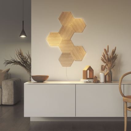 Nanoleaf - LOT 7x Panneau à intensité variable LED HEXAGONS LED/2W/230V Wi-Fi