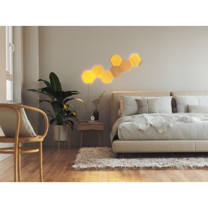 Nanoleaf - LOT 7x Panneau à intensité variable LED HEXAGONS LED/2W/230V Wi-Fi
