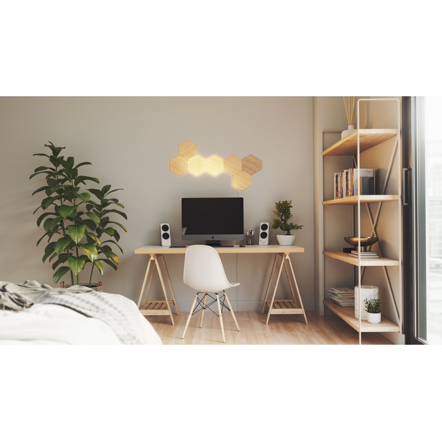 Nanoleaf - LOT 7x Panneau à intensité variable LED HEXAGONS LED/2W/230V Wi-Fi