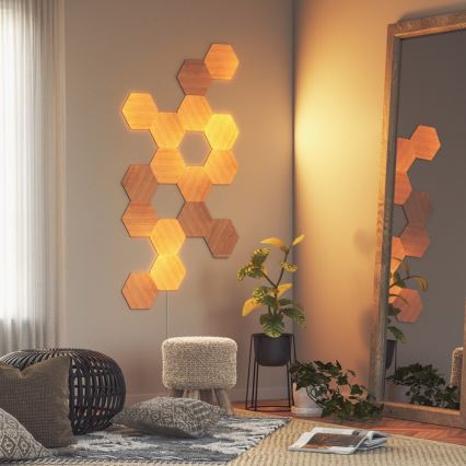 Nanoleaf - LOT 7x Panneau à intensité variable LED HEXAGONS LED/2W/230V Wi-Fi