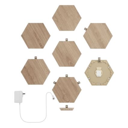 Nanoleaf - LOT 7x Panneau à intensité variable LED HEXAGONS LED/2W/230V Wi-Fi
