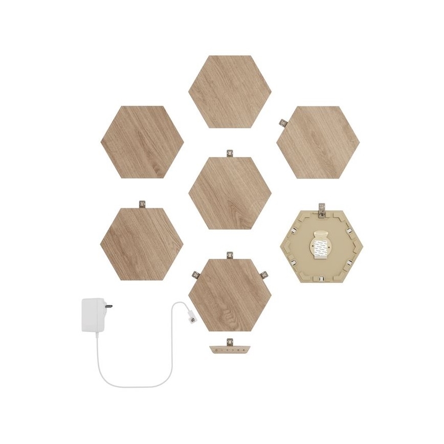 Nanoleaf - LOT 7x Panneau à intensité variable LED HEXAGONS LED/2W/230V Wi-Fi