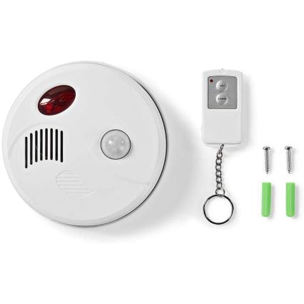 Alarme avec détecteur de mouvement 3xAA + télécommande