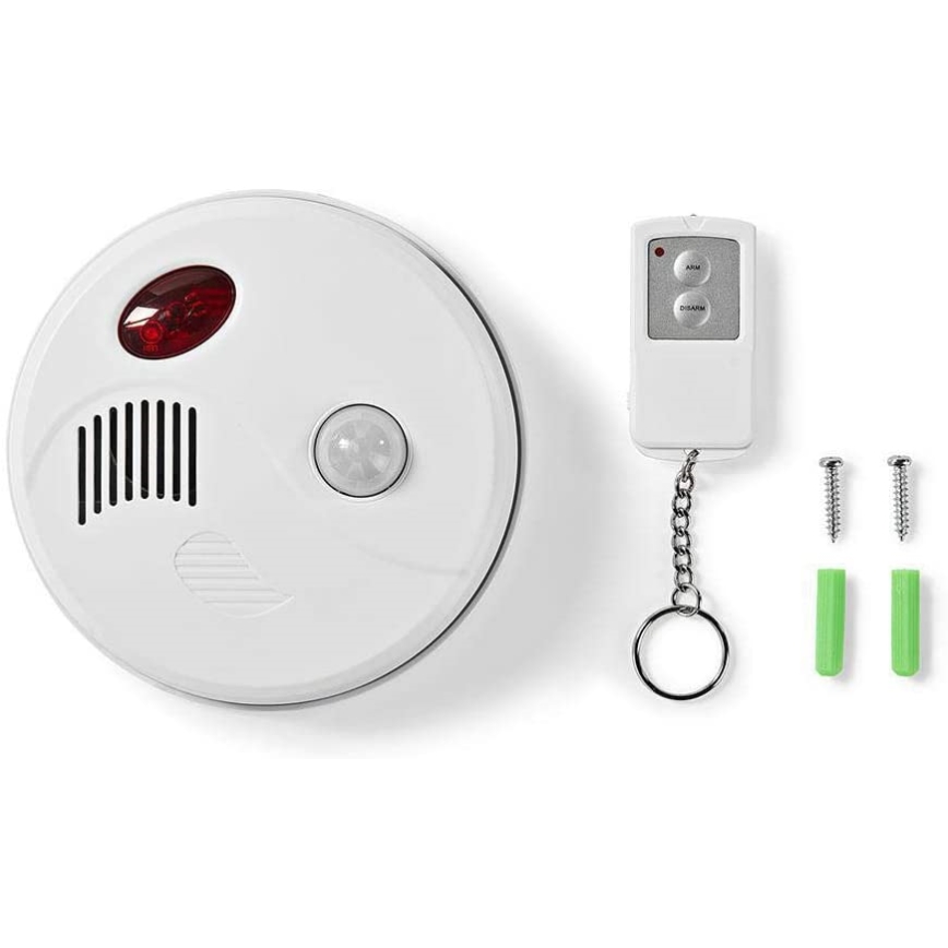 Alarme avec détecteur de mouvement 3xAA + télécommande