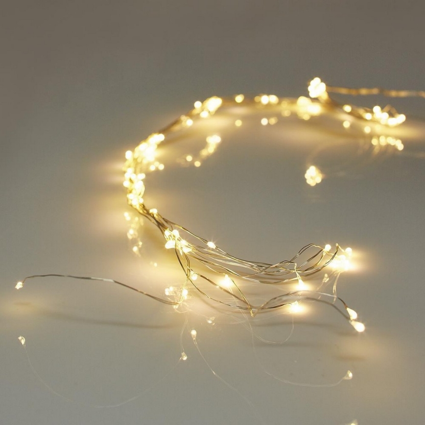 Décoration de Noël LED SILVERWIRE 80xLED/3xAA