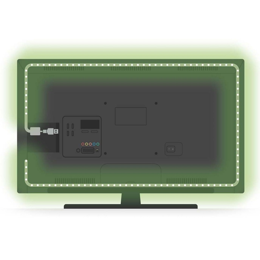 Ruban à intensité variable LED RGB SmartLife 2,4m LED/4W/5V