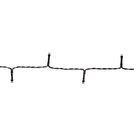 Guirlande lumineuse extérieure LED 192x LED/7 fonctions/3x AA 14,9 m IP44 blanc chaud