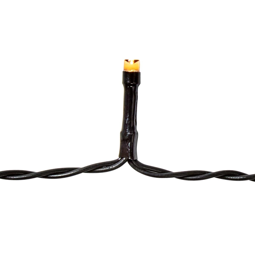 Guirlande LED d'extérieur 48 LED/7 fonctions/3xAA/4,1 m/IP44/blanc chaud