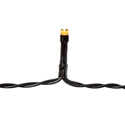 LED Guirlande d'extérieur 96xLED/7 fonctions/3xAA 7,7m IP44 blanc chaud