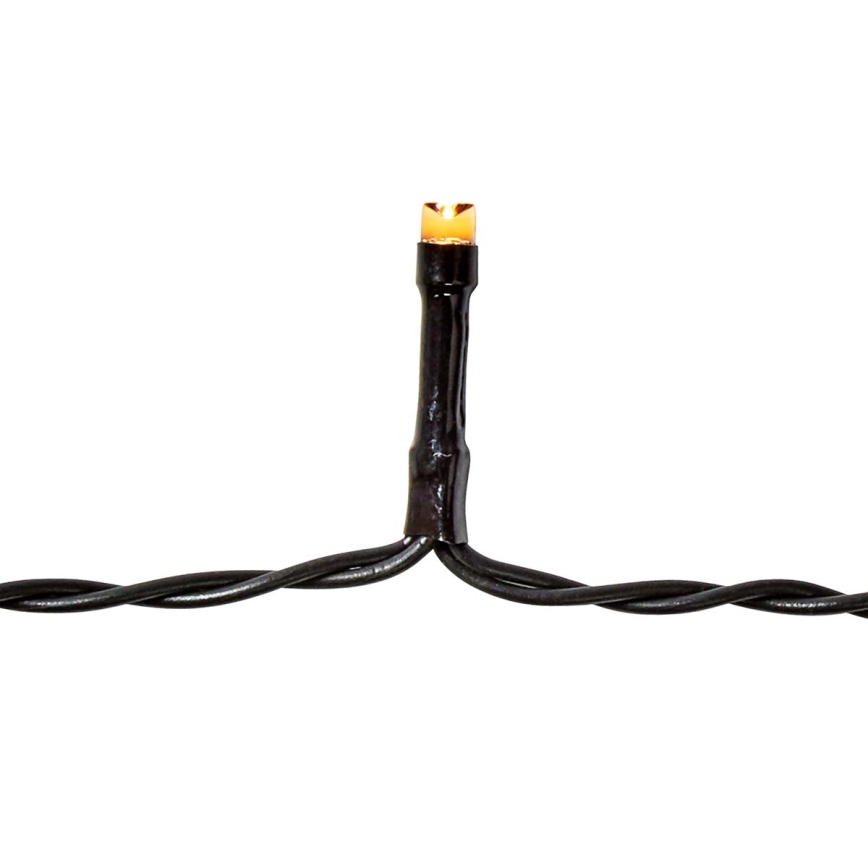 LED Guirlande d'extérieur 96xLED/7 fonctions/3xAA 7,7m IP44 blanc chaud
