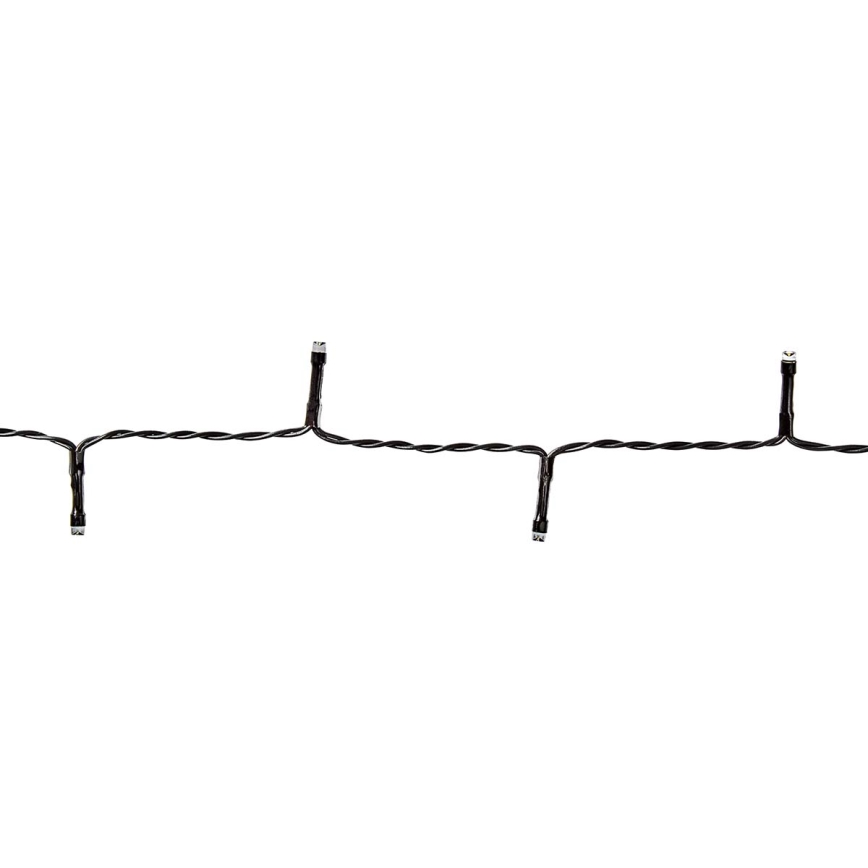 LED Guirlande d'extérieur 96xLED/7 fonctions/3xAA 7,7m IP44 blanc chaud