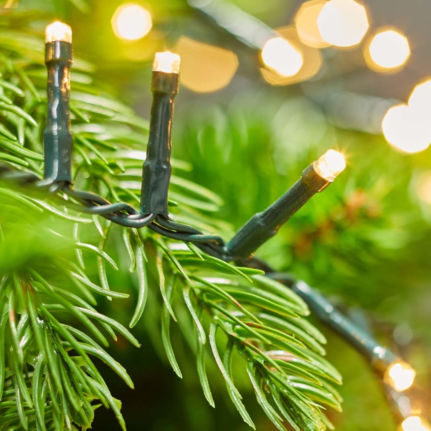 Guirlande de Noël d'extérieur LED 400xLED/7 fonctions 11m IP44 blanc chaud