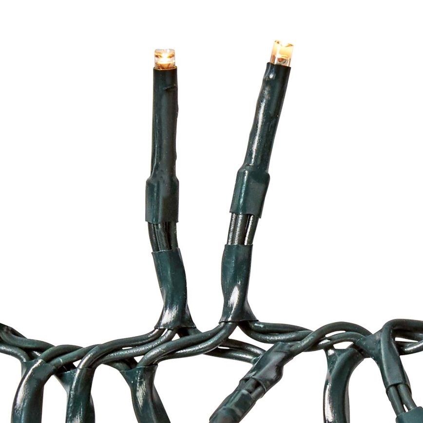 Guirlande lumineuse LED d'extérieur 1512 LED / 7 fonctions, 14 m, IP44, blanc chaud