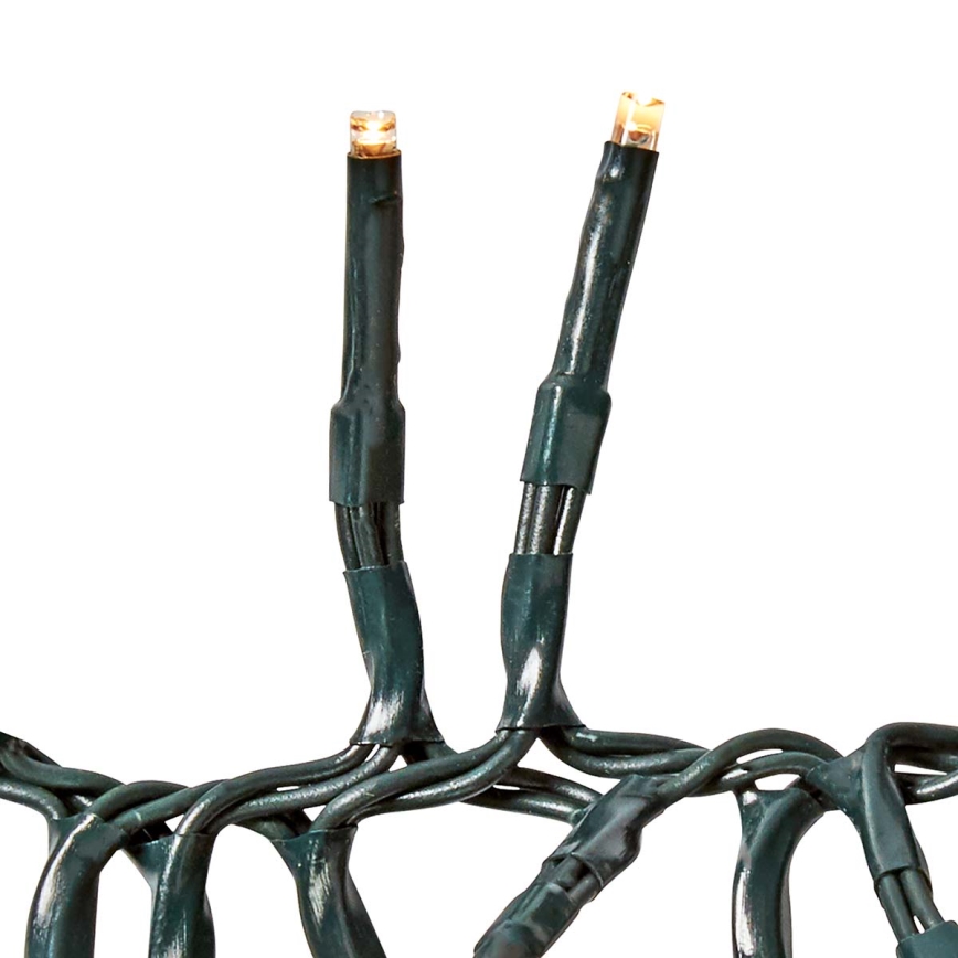 Guirlande LED d'extérieur 768 LED, 7 fonctions, 8,6 m, IP44, blanc chaud