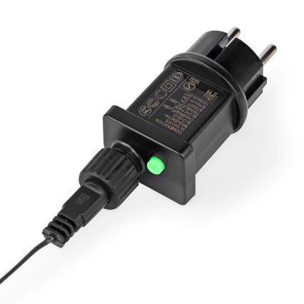 Rideau lumineux LED d'extérieur 180 LED, 7 fonctions, 10,9 m, IP44, blanc froid