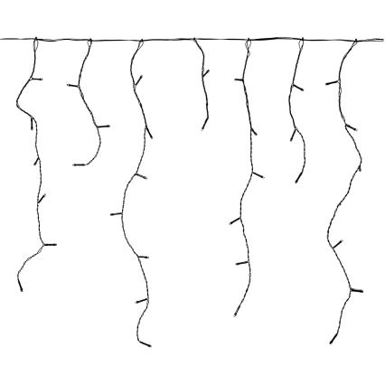Rideau de Noël d'extérieur LED 360xLED/7 fonctions 14m IP44 blanc chaud