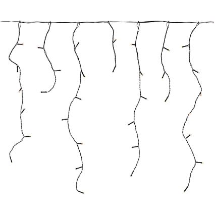 LED Rideau lumineux d'extérieur 360xLED/7 fonctions 14m IP44 blanc chaud