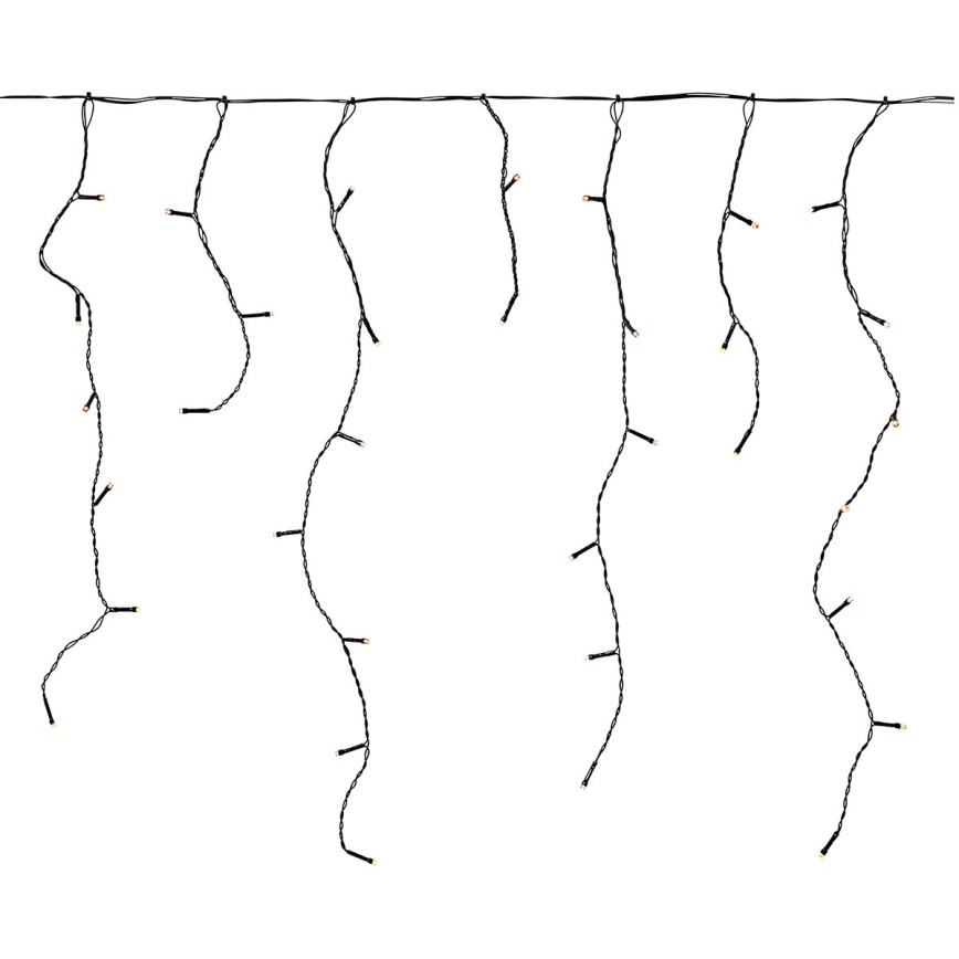 LED Rideau lumineux d'extérieur 360xLED/7 fonctions 14m IP44 blanc chaud