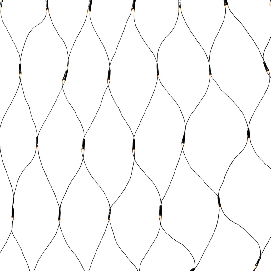 Rideau lumineux LED pour l'extérieur 160 LED / 7 fonctions, 5 m, IP44, blanc chaud