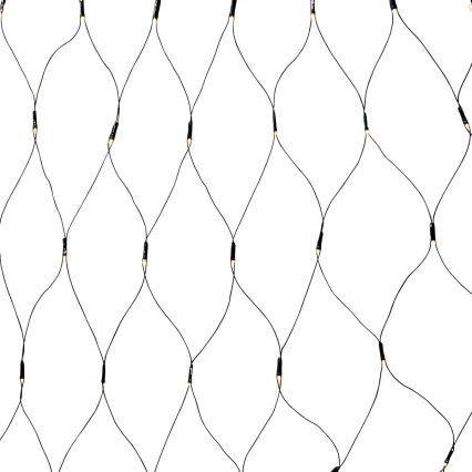 Rideau lumineux LED pour extérieur 320 LED, 7 fonctions, 6 m, IP44, blanc chaud