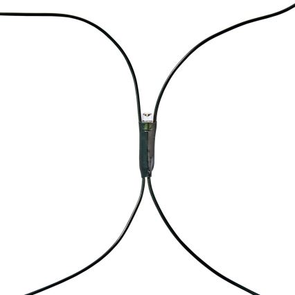 Rideau lumineux LED pour extérieur 320 LED, 7 fonctions, 6 m, IP44, blanc chaud