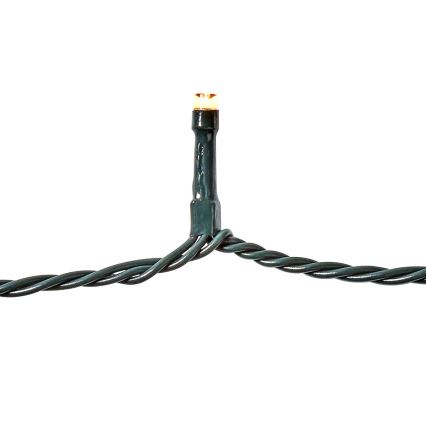 Guirlande de Noël LED extérieure 180 LED / 7 fonctions 16,5 m IP44 blanc chaud