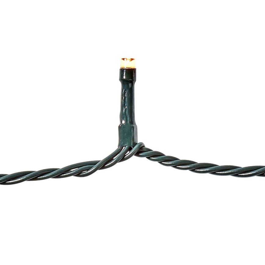Guirlande de Noël LED extérieure 180 LED / 7 fonctions 16,5 m IP44 blanc chaud