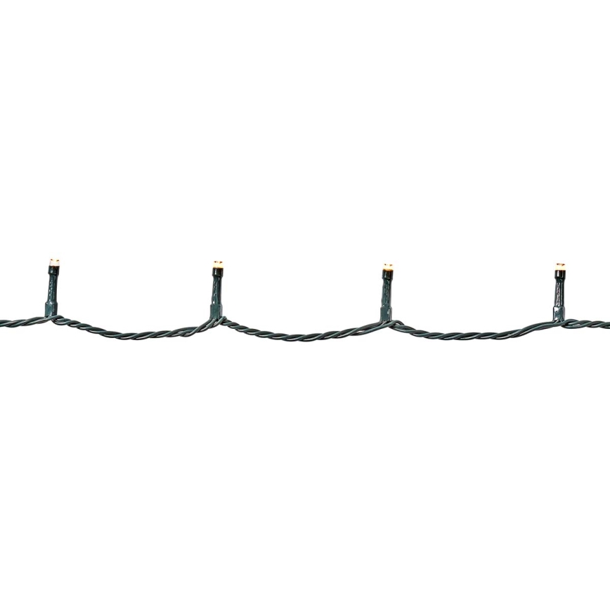 Guirlande lumineuse LED d'extérieur 180 LED / 7 fonctions, 16,5 m, IP44, blanc chaud