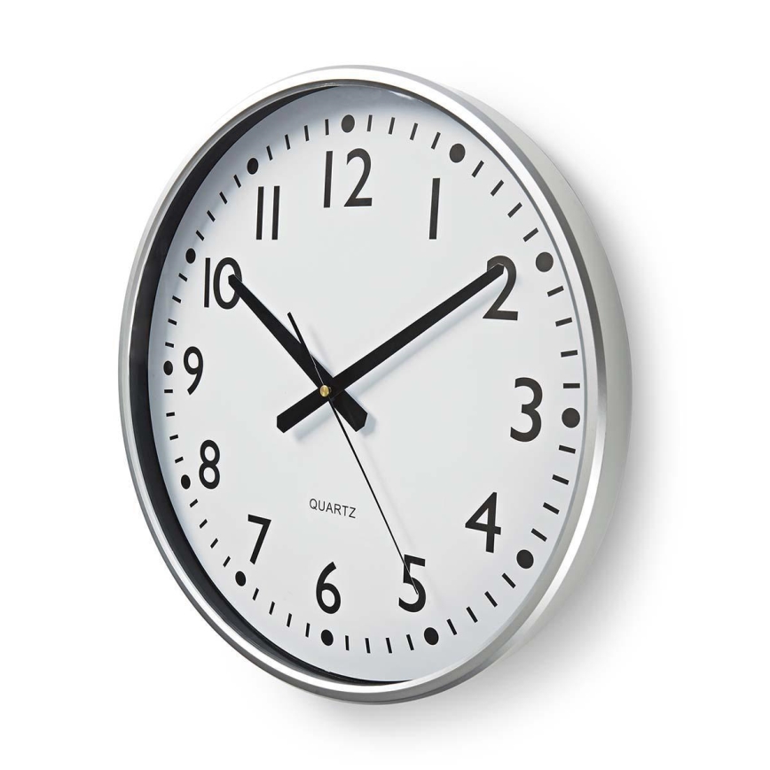 Horloge murale d. 38 cm 1xAA blanc