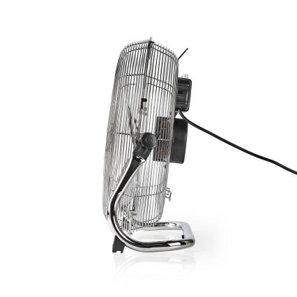 Ventilateur sur pied 80W/230V chrome brillant