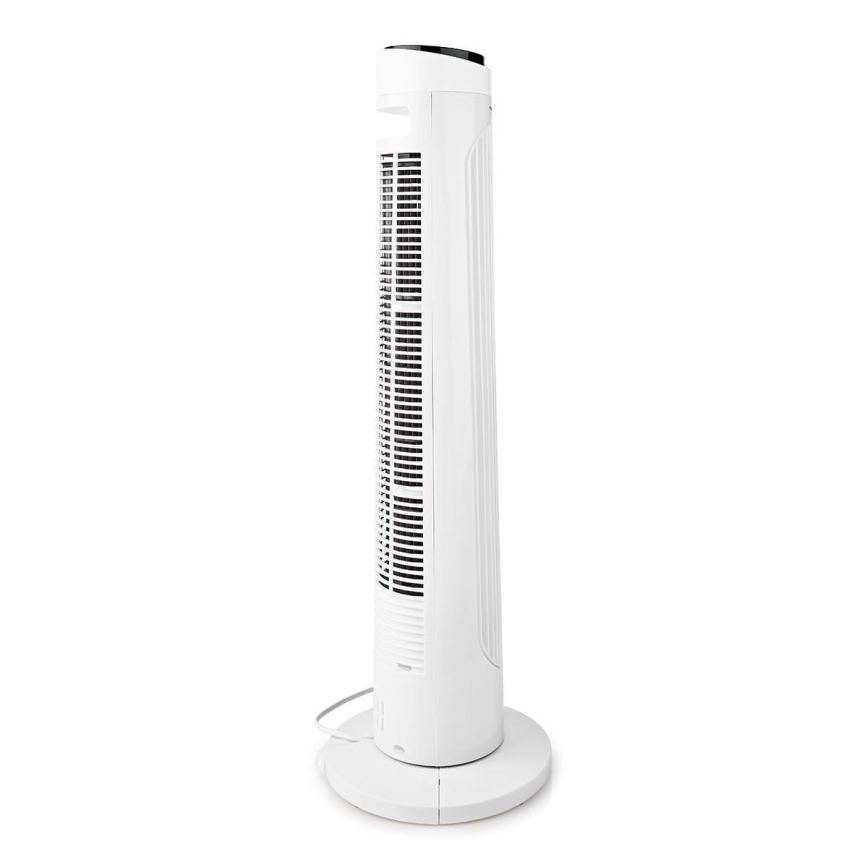 Ventilateur colonne 50W/230V blanc + Télécommande