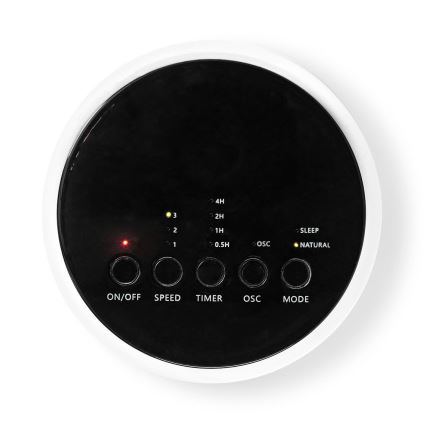 Ventilateur colonne 50W/230V blanc + Télécommande