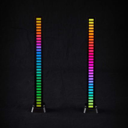 LOT x2 Lampe de table rechargeable LED RGB/250 mAh