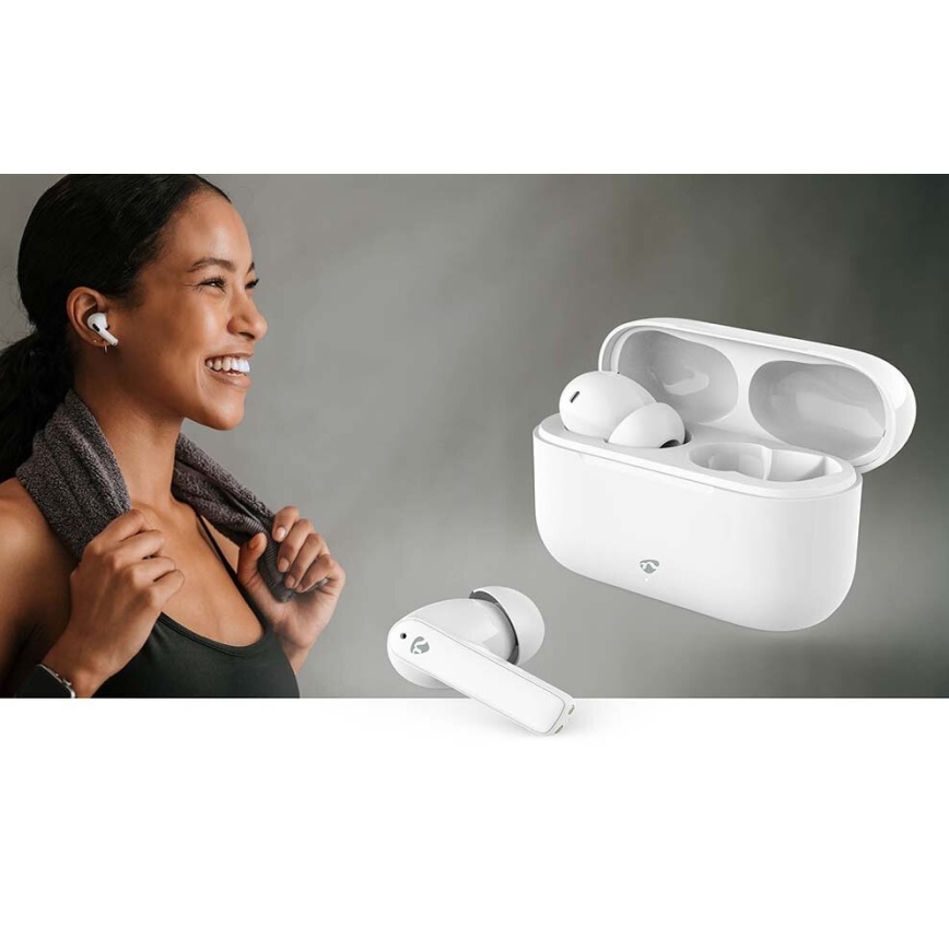 Écouteurs sans fil avec ENC IPX4 blanc