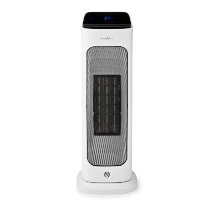 Ventilateur avec un élément chauffant en céramique Smartlife 400/2000W/230V Wi-Fi Tuya + télécommande