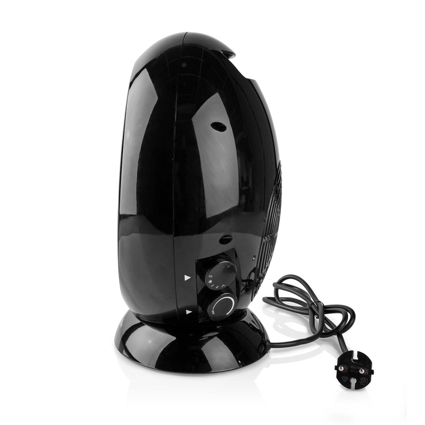 Ventilateur avec élément chauffant en céramique 1000/1500W/230V noir