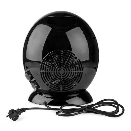 Ventilateur avec élément chauffant en céramique 1000/1500W/230V noir