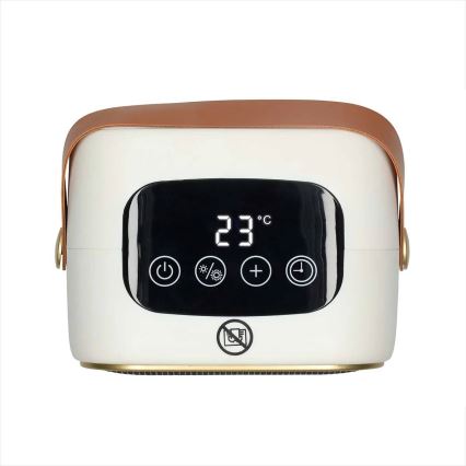 Ventilateur avec élément chauffant et écran LED 900/1200W/230V