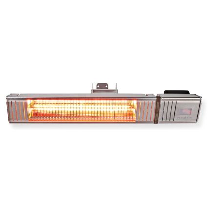 Élément chauffant électrique extérieur 2000 W/230 V IP65 + Télécommande